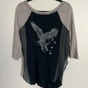 Free People eagle shirt (S/P)